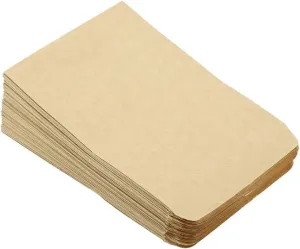 100pcs Kraft Storage Bags Lop 9 * 13cm for Co Wheat Rice Seeds Packaging, Kraft Bags for Seeds Storage (9 * 13 adhesive)