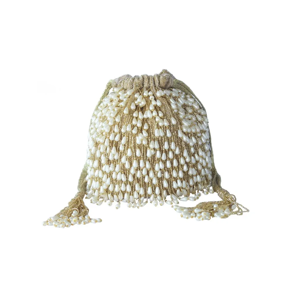 Adora By Ankita Gold Azrah Bucket Bag