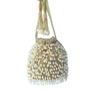 Adora By Ankita Gold Azrah Bucket Bag