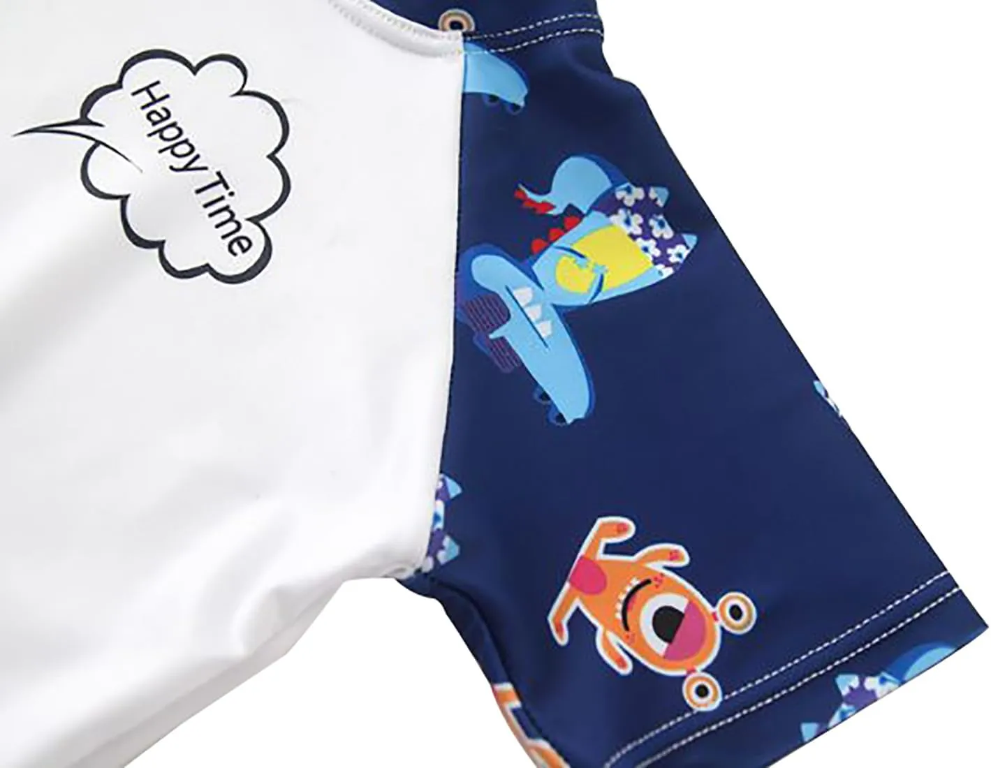 Baby Toddler Boys 3 Pieces Swimsuit Set Boys Swimwear Dinosaur Bathing Suit Rash Guards UPF 50 