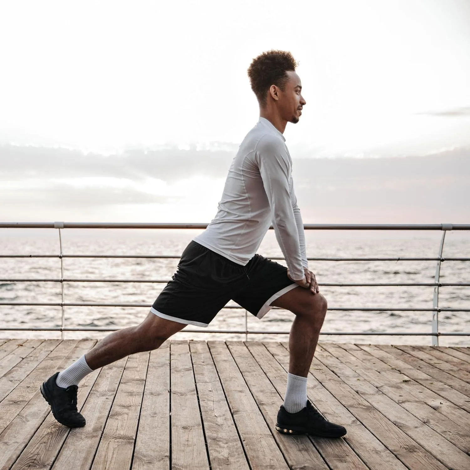 BALENNZ Long Sleeve Tee Shirts for Men - Moisture Wicking Quick Dry Long Sleeve Shirts UV Sun Protection T-Shirts for Running