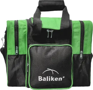 BALIKEN WaLiken Single Bowling Ball Bag- Holds One Bowling Ball One Pair of Bowling Shoes Up to Size 13 Mens Shoes (Green)