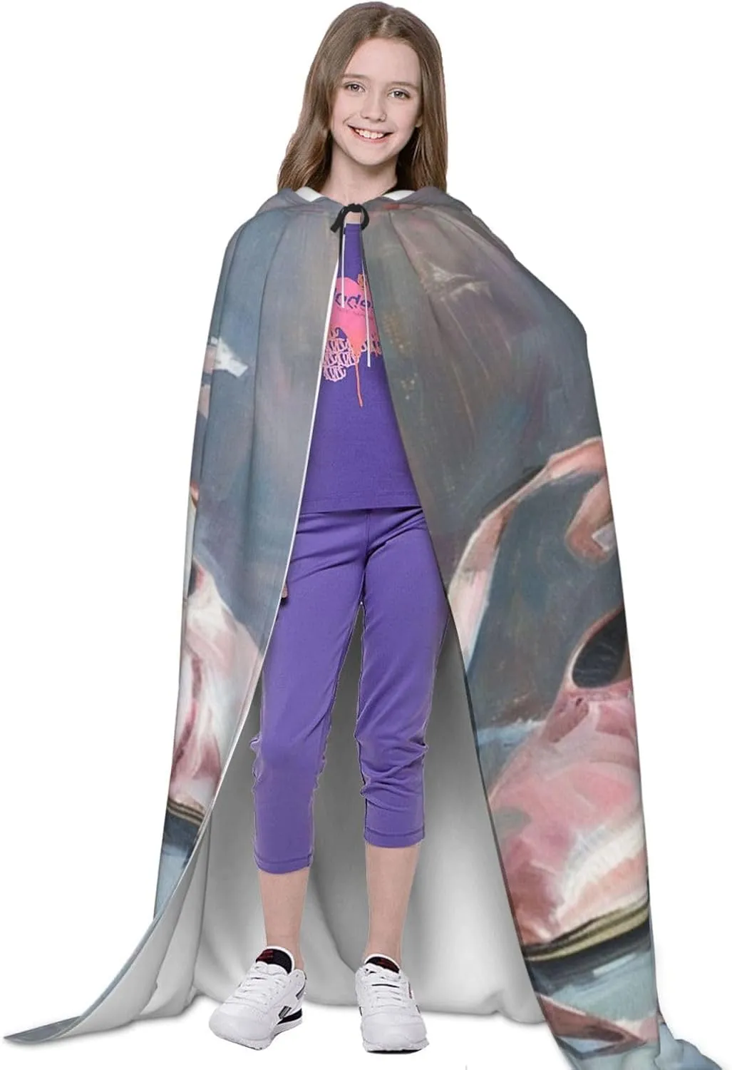 Ballet Shoes - Unisex Tunic Hooded Robe Halloween Cloak Cosplay Costumes -