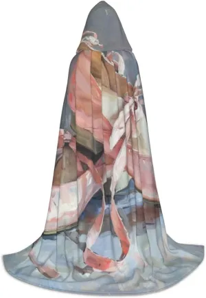 Ballet Shoes - Unisex Tunic Hooded Robe Halloween Cloak Cosplay Costumes -