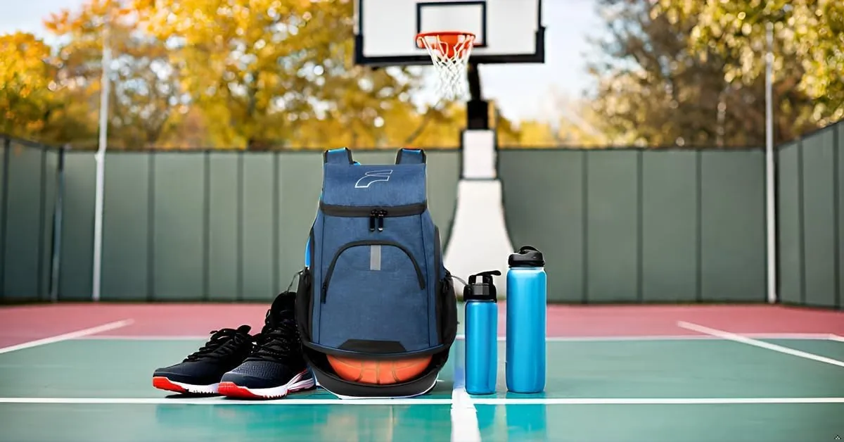 Basketball Backpack Soccer Bags with Fence Hook for Basketball,Soccer Includes Separate Shoes and Ball Compartment