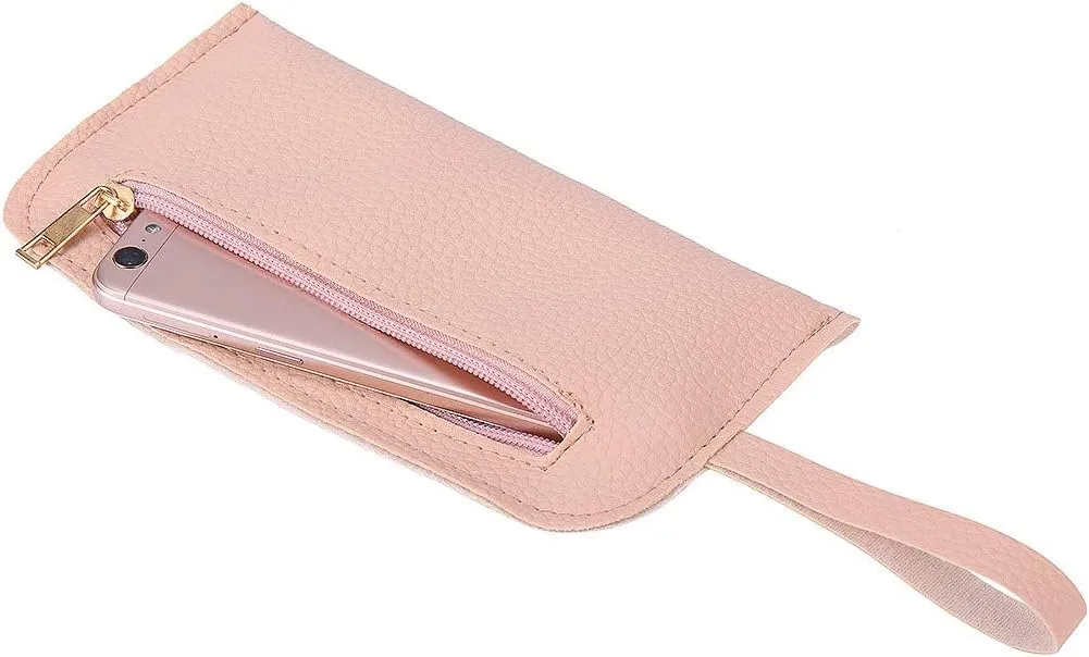 Beach Tote Bag 4 Packet Leather Solid Color Handbags Shoulder Bags Crossbody Hobo Bags Card Purse Work Travel Essential B