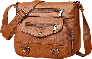 Beach Tote Bag Black Brown Solid Crossbody Shoulder Bags Medium Travel Satchel Bag Purse Wallet Anti Theft Bags Z