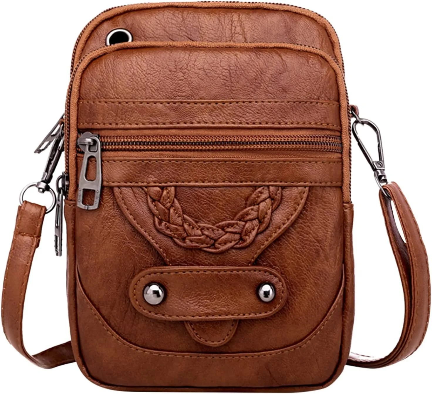 Beach Tote Bag Small Retro Zipper Cell Phone Bags Shoulder Bags Crossbody Handbags Suitable For Beach Shopping Travel F
