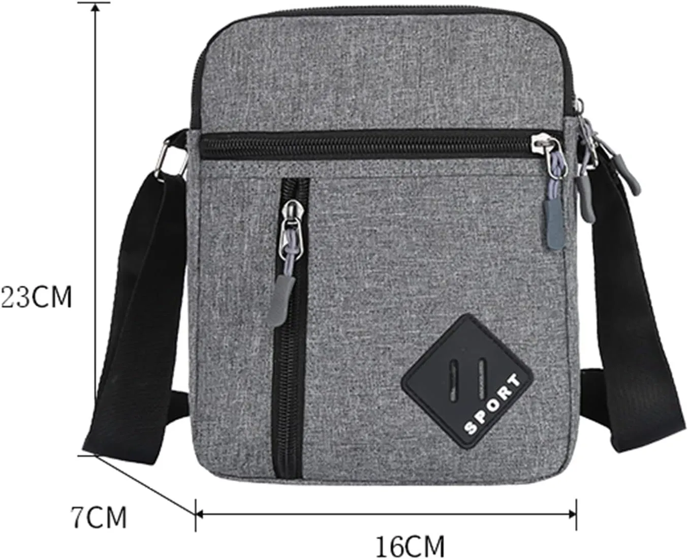 Beach Tote Bag Square Bags Zipper Mini Canvas Shoulder Handbags Sport Messenger Handbag For Outdoor Mens Travel Essential E