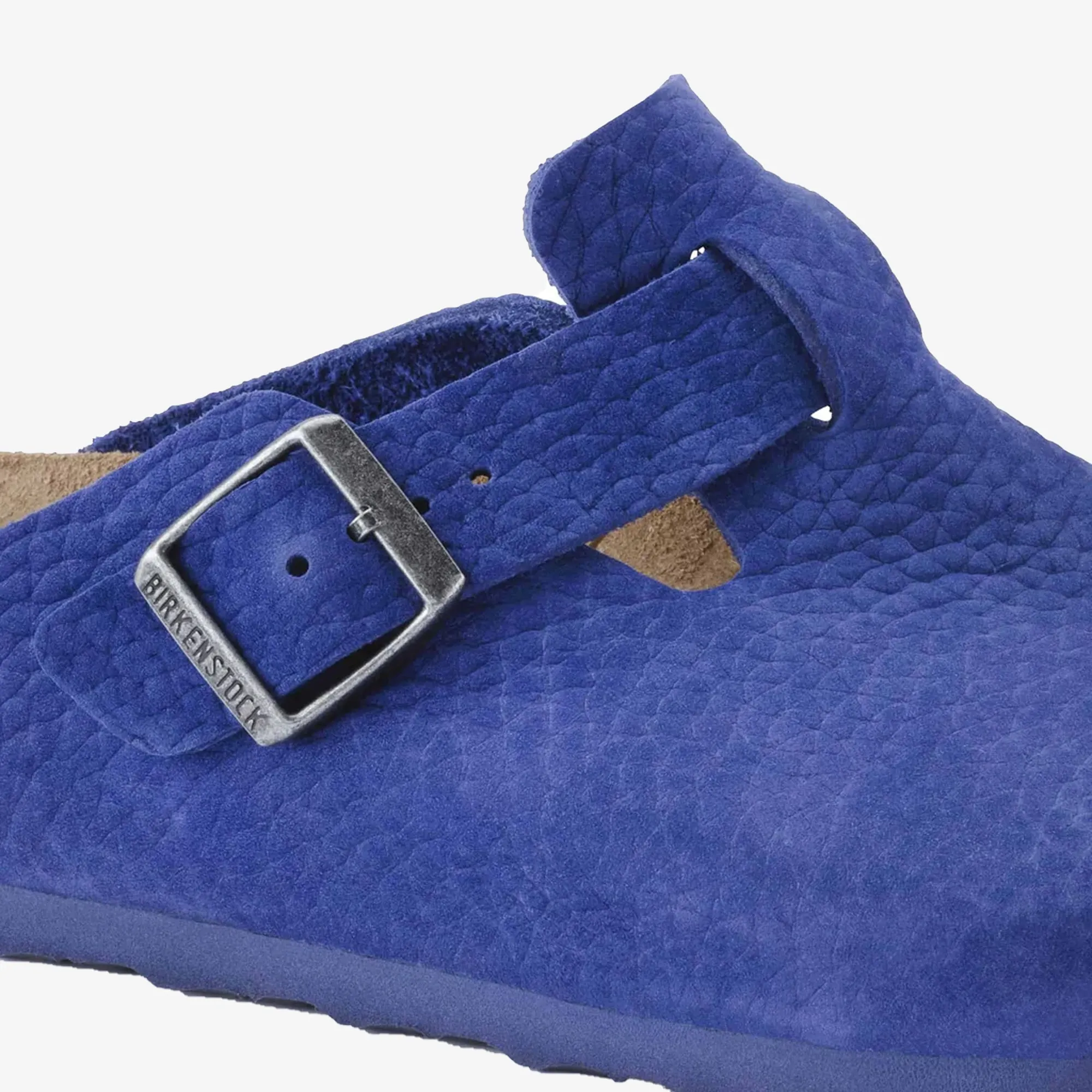Birkenstock | BOSTON NUBUCK LEATHER  { BLUE/INDIGO BLUE