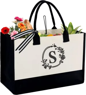Canvas Tote Bag Beach Jute Bag Present For Women Holiday Friends Birthday Gift Beach Wedding Cute Handbags for Women