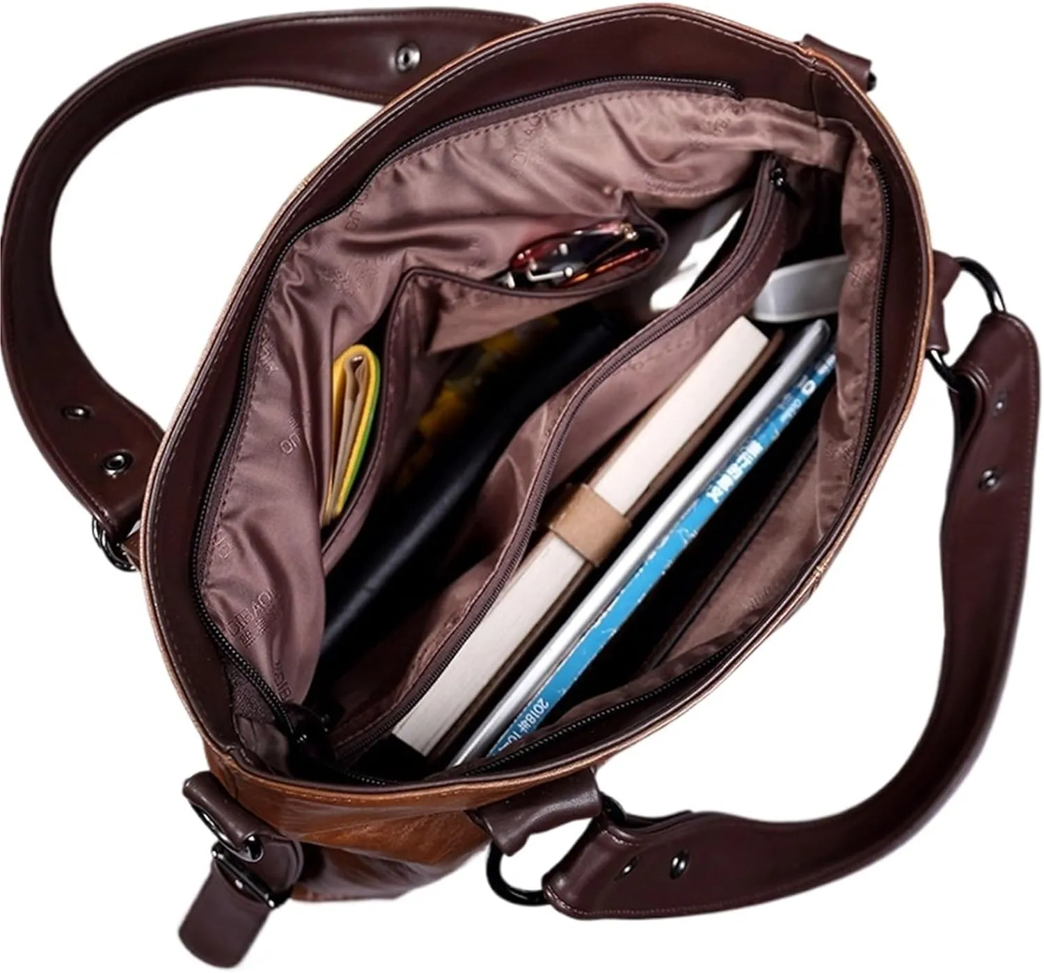 Casual Tote Bag Women Handbags Soft Leather Shoulder Bags Vintage Big Capacity Crossbody Hand Bag For Ladies