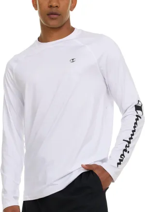 Champion Rash Guard for Men, Long Sleeve Mens Swim Shirt for Fishing Hiking UPF  50 SPF Sun UV Protection, Quick Dry