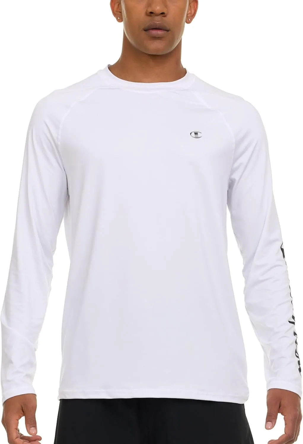 Champion Rash Guard for Men, Long Sleeve Mens Swim Shirt for Fishing Hiking UPF  50 SPF Sun UV Protection, Quick Dry