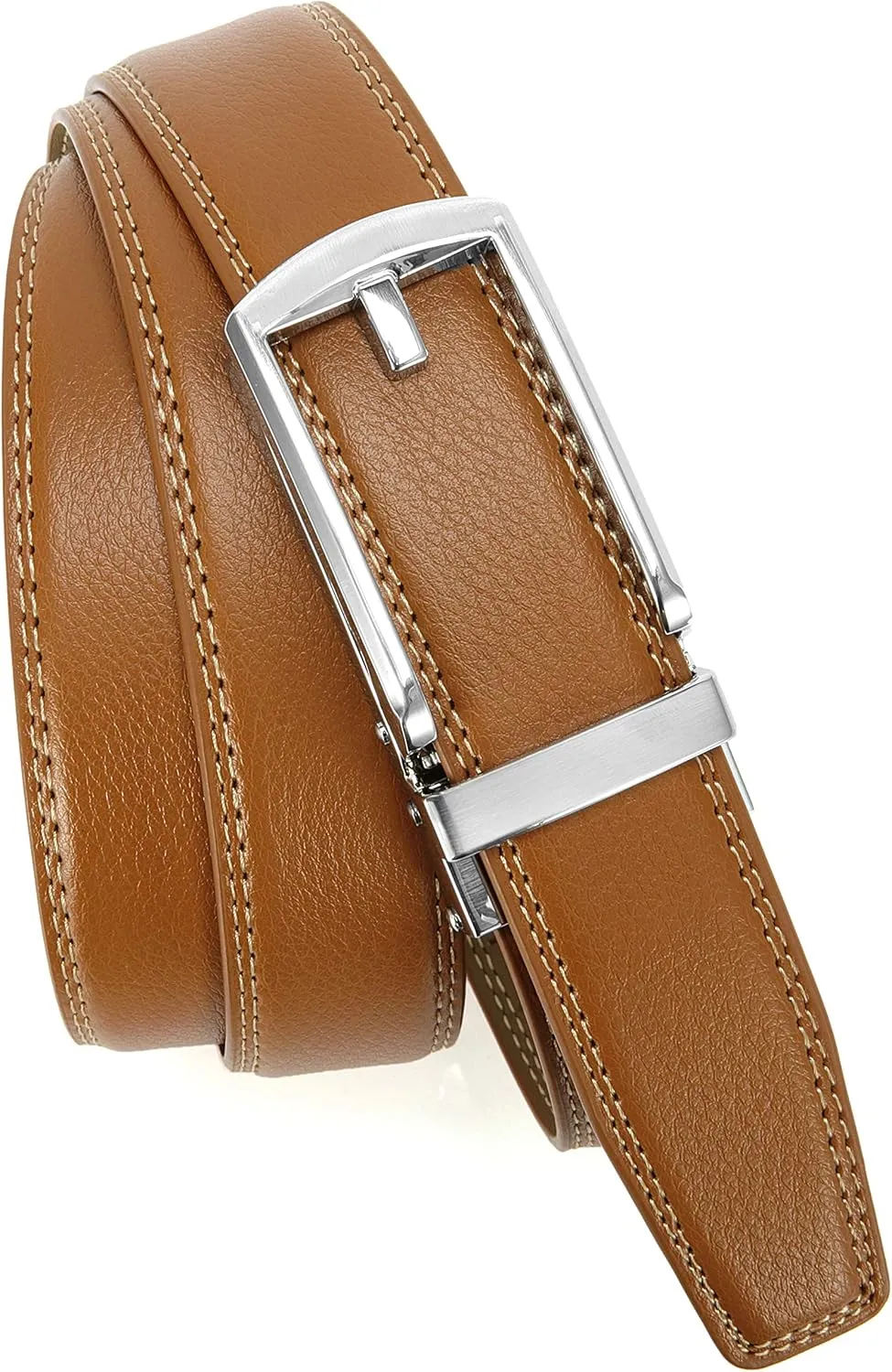 CHAOREN Mens Dress Belt - Ratchet Belt Leather 1 1/4" Comfort Click - Perfect Companion to Mens Dress Shoes