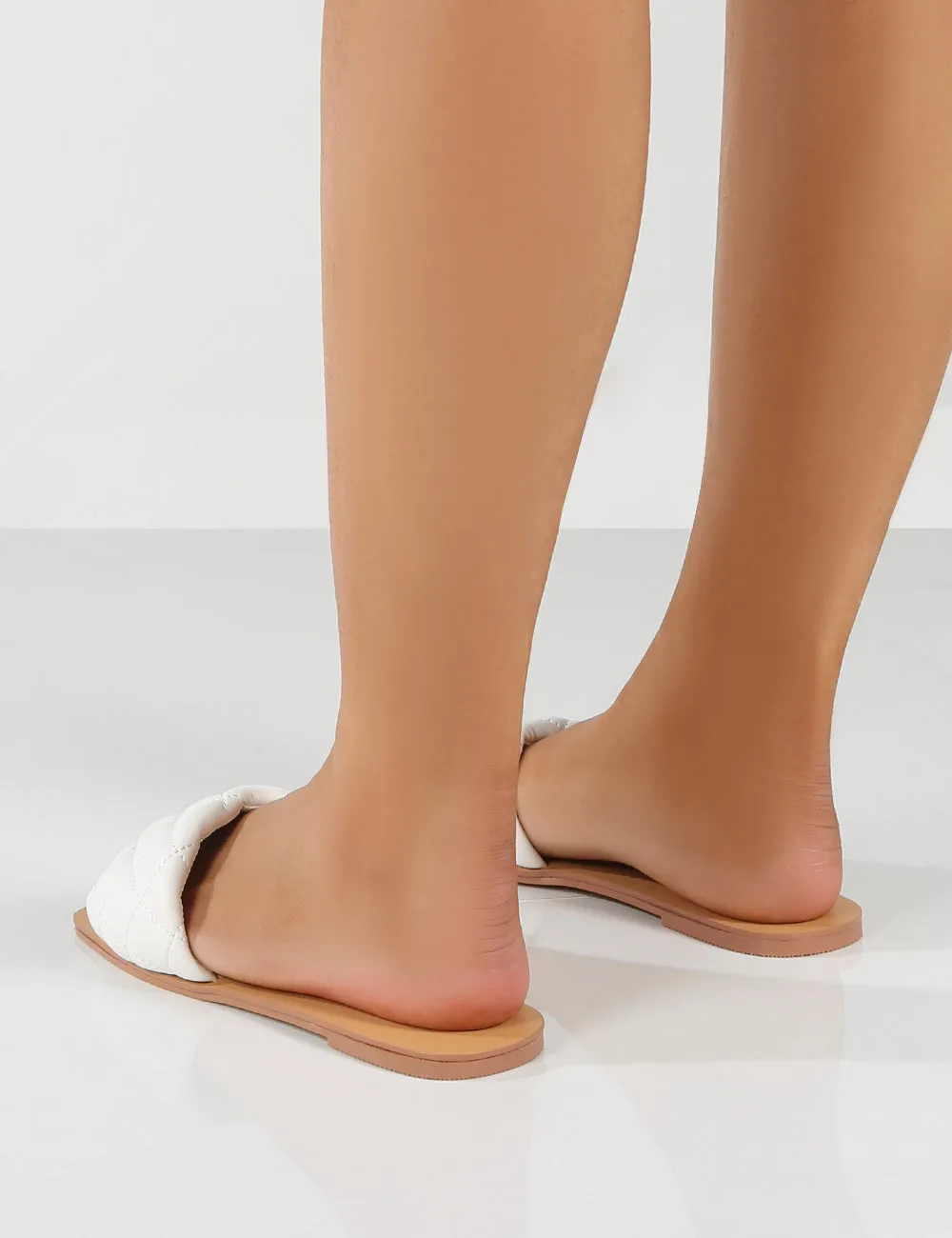Cloud White Slider Sandal