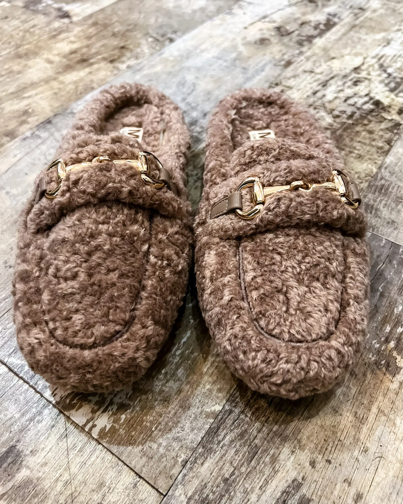 Cocoa Shearling Mules