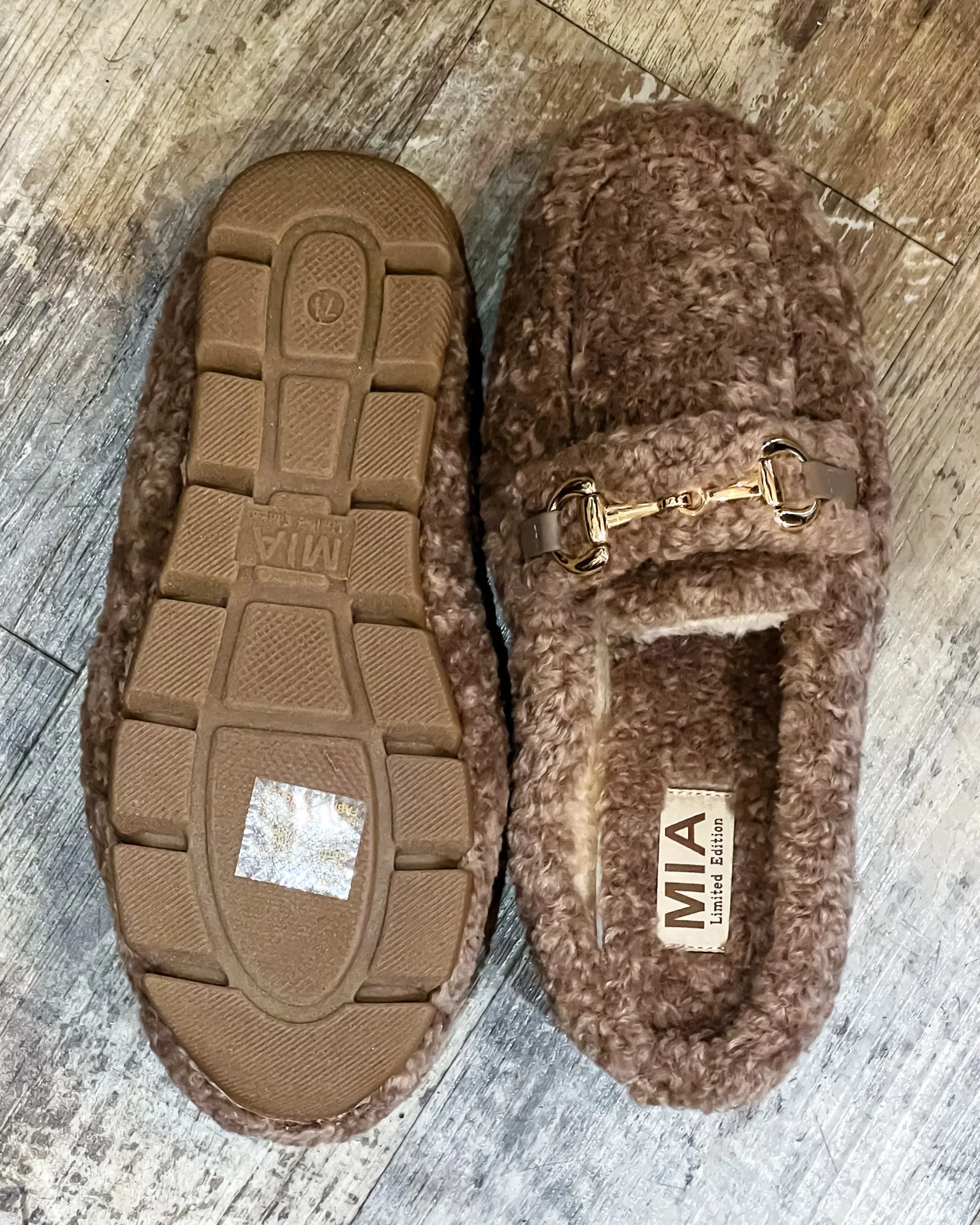 Cocoa Shearling Mules