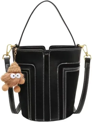 Contrast Color Fashion Cute Accessories Mini Bag Wallet One Shoulder Crossbody Bucket Bag Female