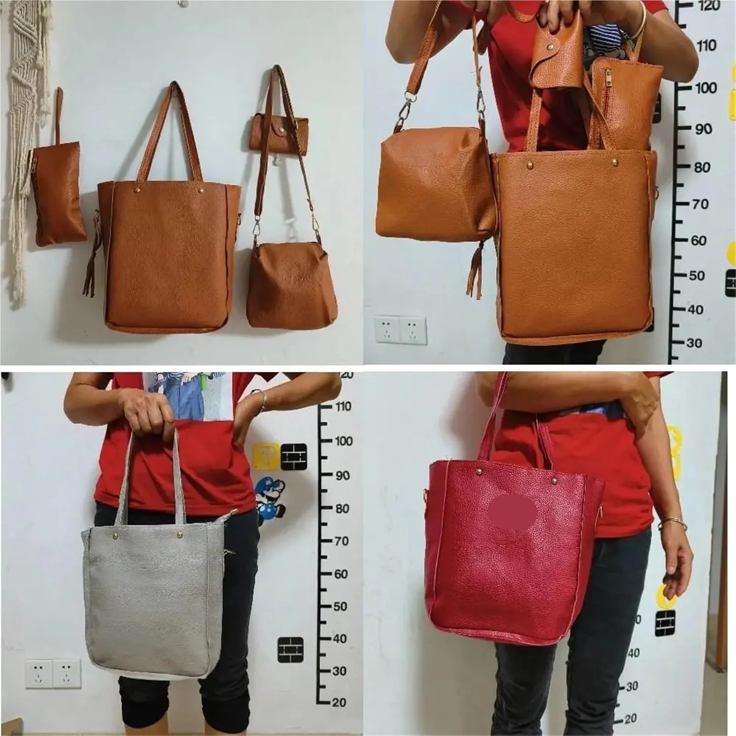 Crossbody Bags Women Bag Set Pattern Portable Fashion Shoulder Bags Purse Ladies