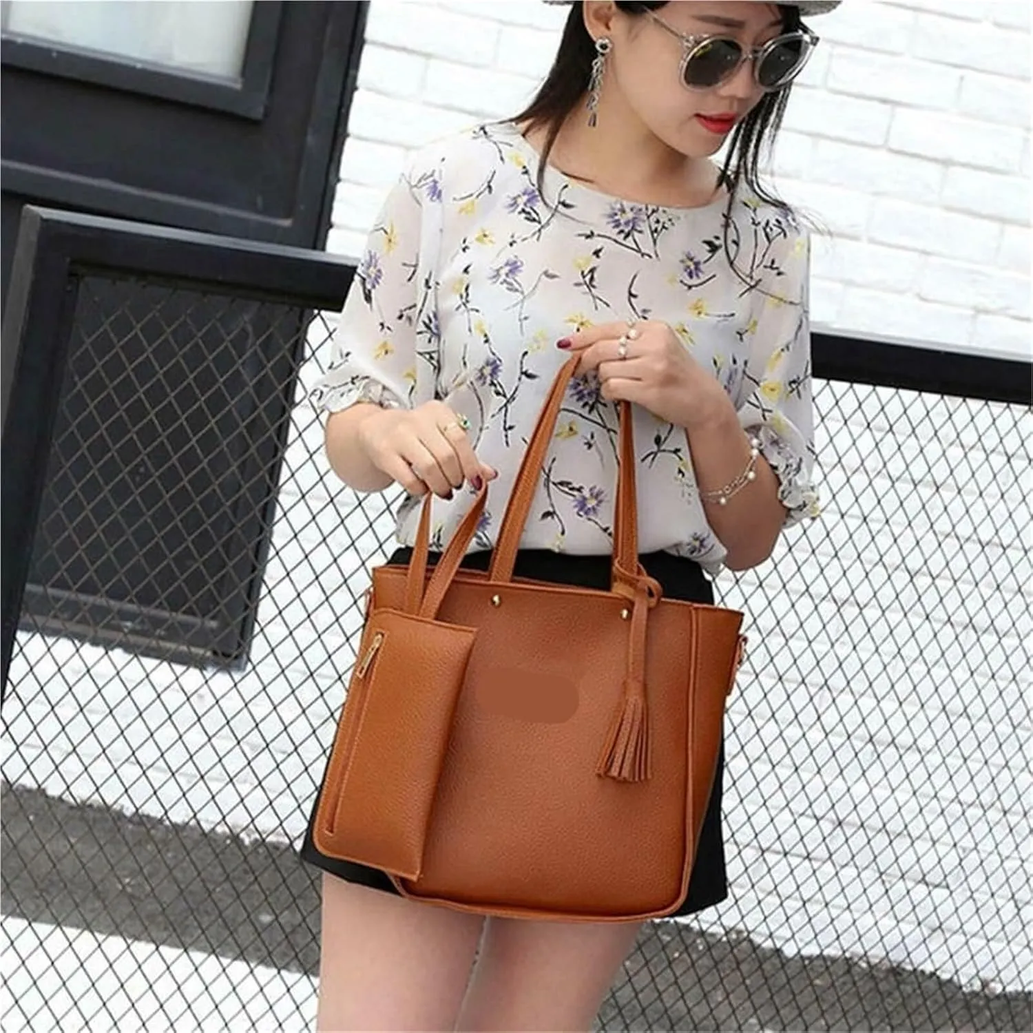 Crossbody Bags Women Bag Set Pattern Portable Fashion Shoulder Bags Purse Ladies
