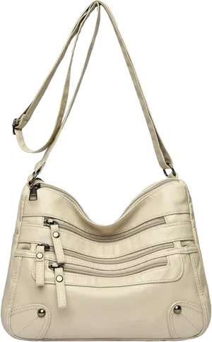 Crossbody Zipper Bag Women Bags Fashionable Middle Mother Bags Large Capacity Shoulder Crossbody Casual