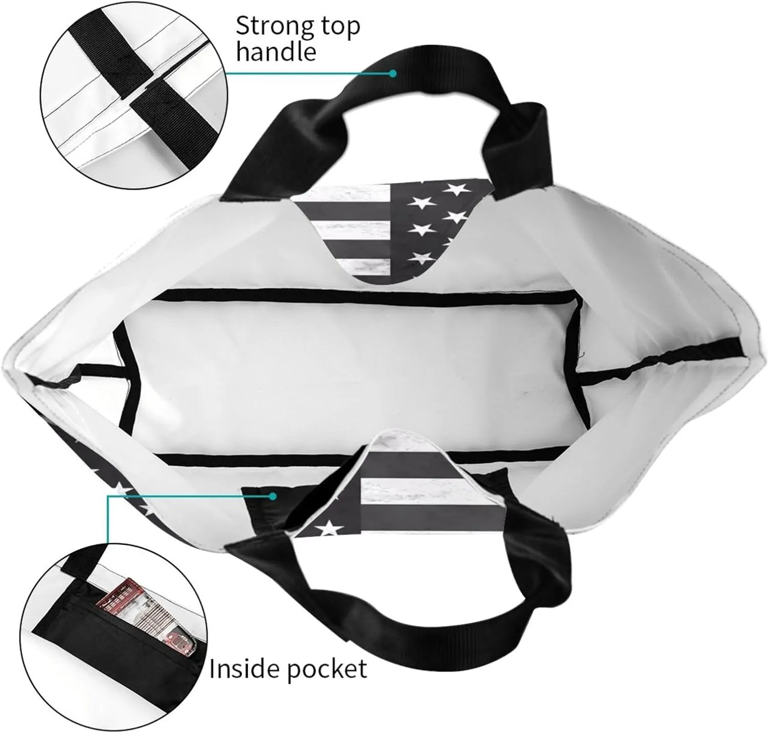 Dirt Track Lights Flag Motocross Women's Tote Bag Large Capacity Single Shoulder Bags Handbag for Shopping Work