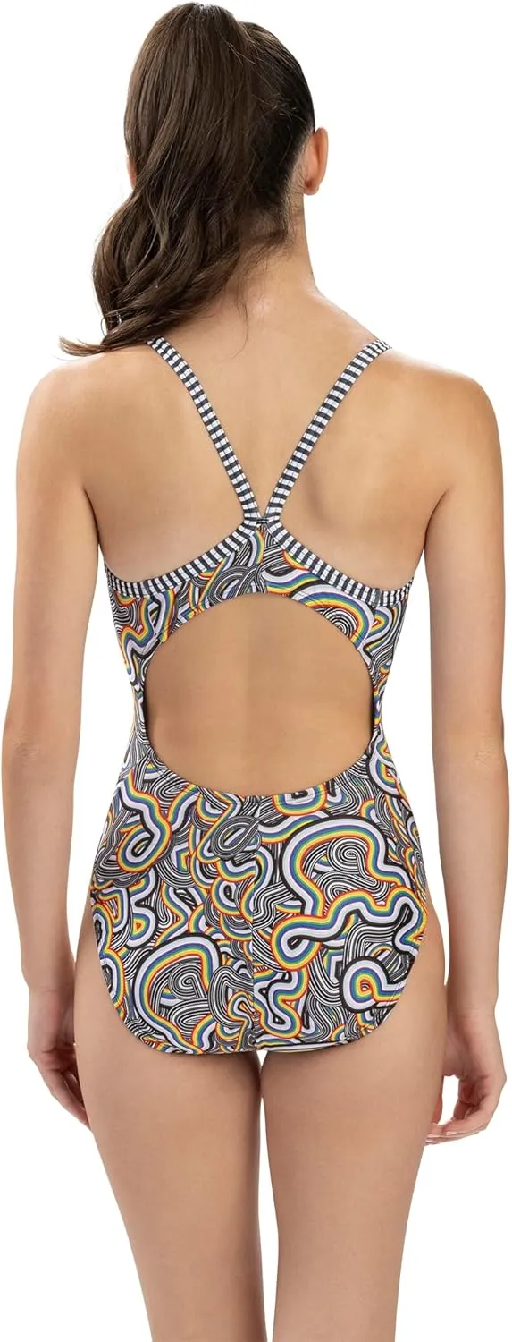Dolfin Uglies One Piece Swimsuit - Athletic Practice Swimwear for Training, Sports, and Fitness
