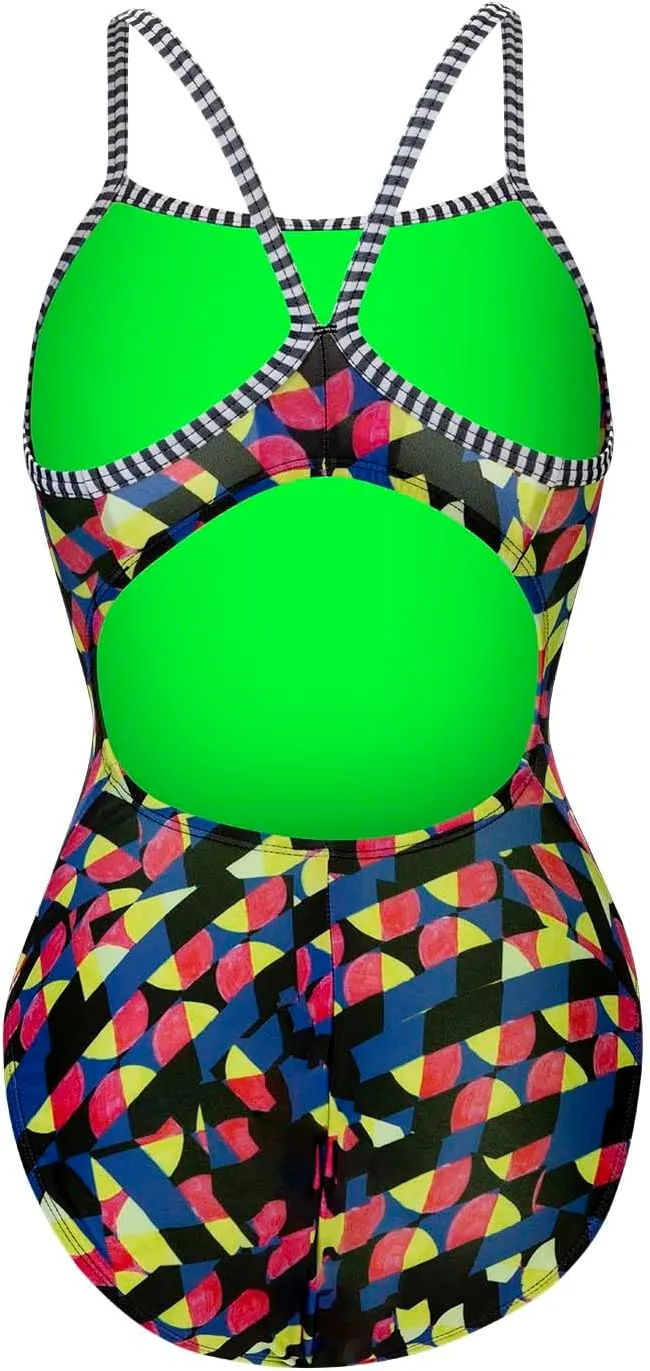 Dolfin Uglies One Piece Swimsuit - Athletic Practice Swimwear for Training, Sports, and Fitness