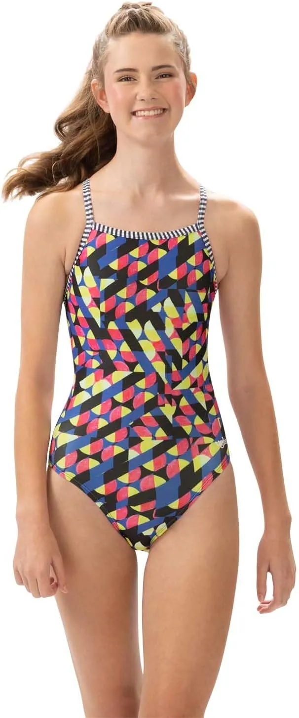 Dolfin Uglies One Piece Swimsuit - Athletic Practice Swimwear for Training, Sports, and Fitness