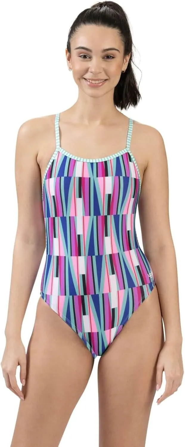 Dolfin Uglies Women's One Piece Swimsuit - Athletic String Back Training Swimsuit