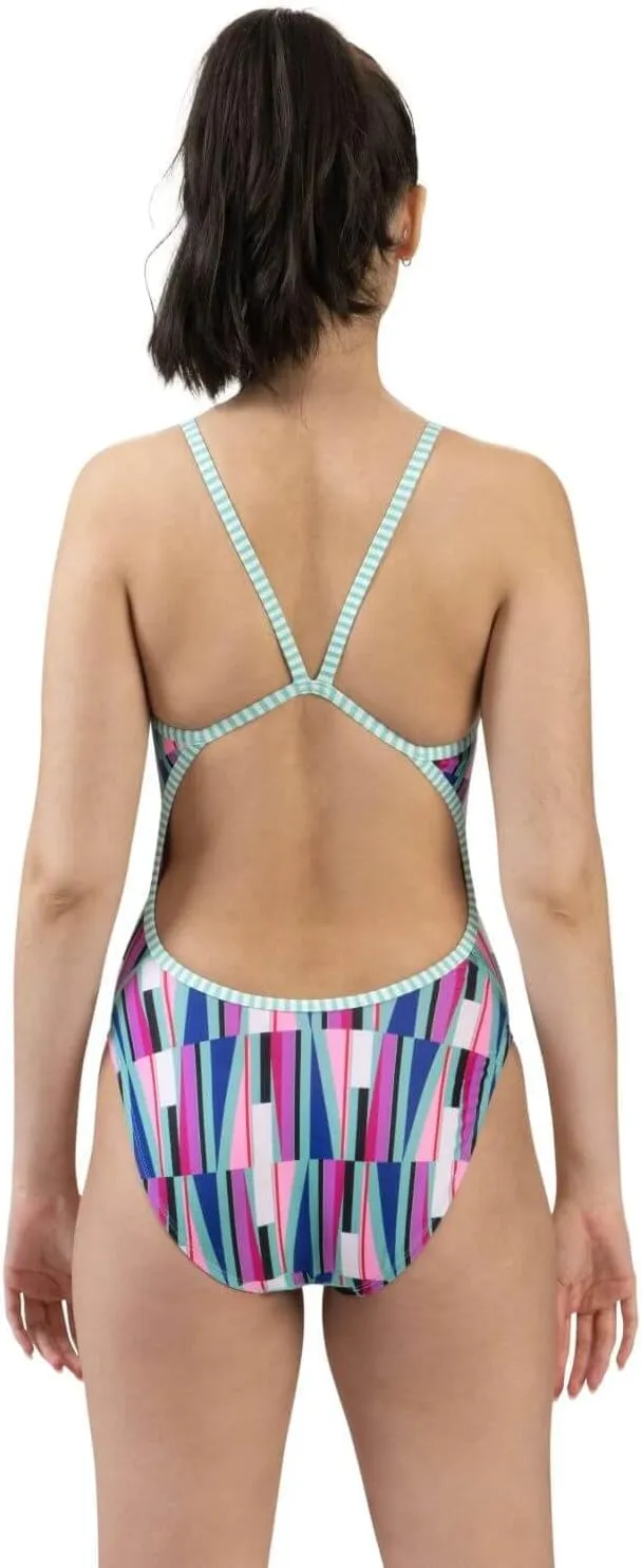Dolfin Uglies Women's One Piece Swimsuit - Athletic String Back Training Swimsuit