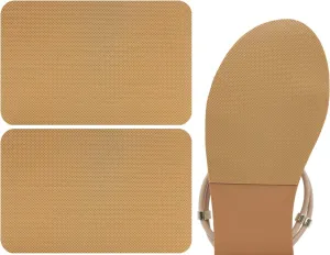 Dr. Foot Shoe Sole Protectors for high-Heels, Self Adhesive Silicone Non-Slip Shoes Cover Bottoms for Women (Yellow)