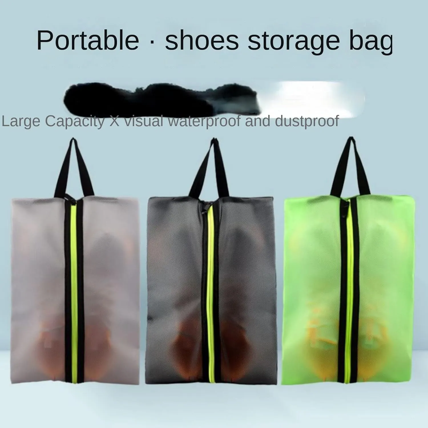 Dust and waterproof Pull Rope Travel Shoe Bag Wild Beach Gym Bowling Shoes Portable bag
