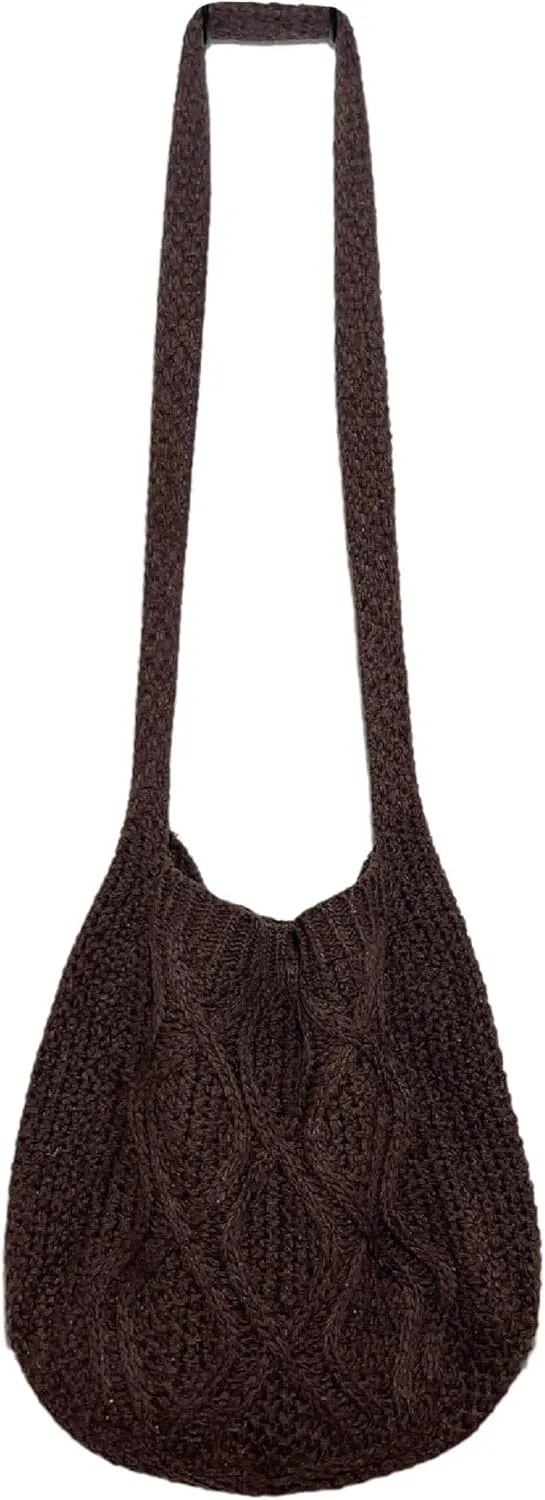 Fairy Grunge Aesthetic Accessories Grunge Bag Crochet Tote Bags Shoulder Bag for Women