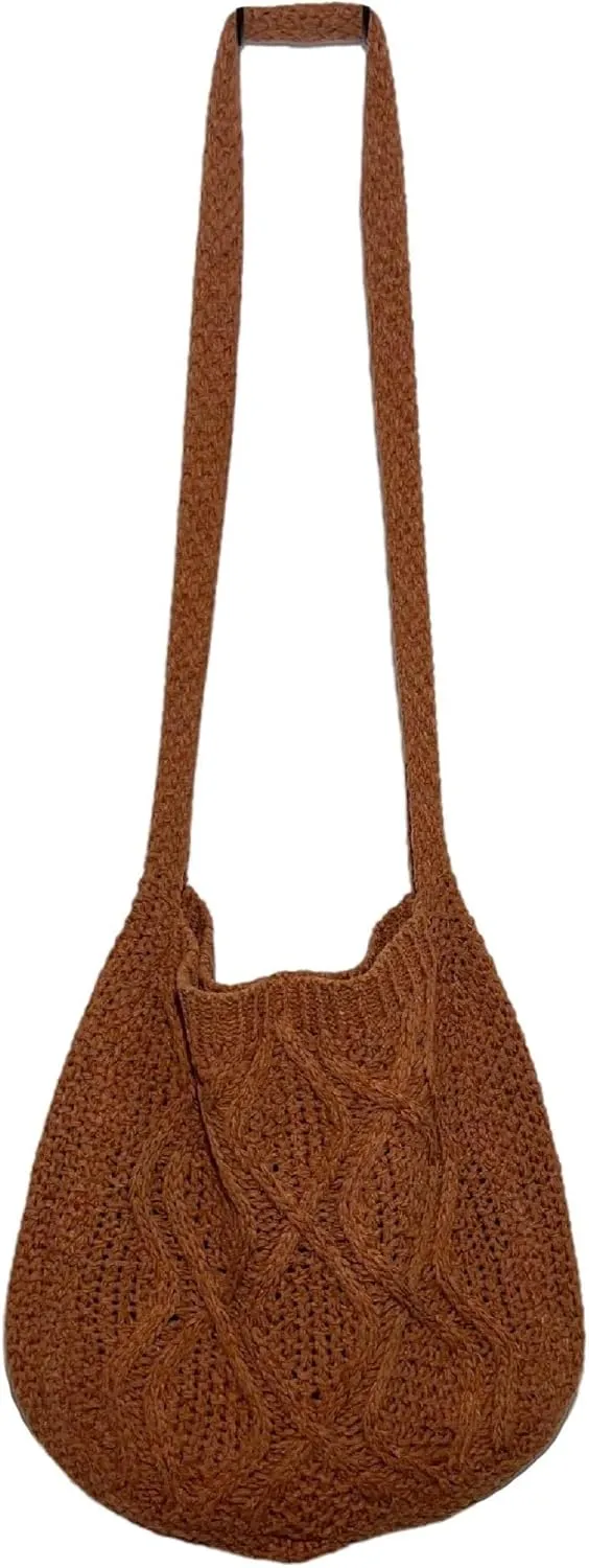 Fairy Grunge Aesthetic Accessories Grunge Bag Crochet Tote Bags Shoulder Bag for Women