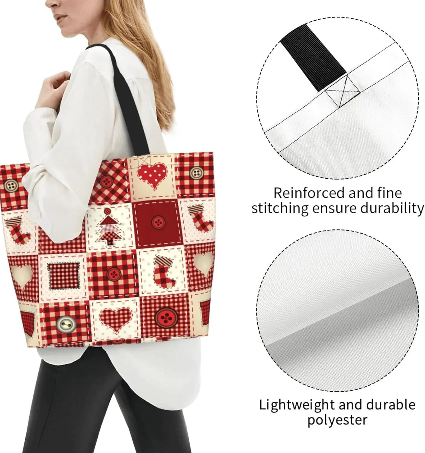 Fight Breast Cancer Awareness Ribbon Women's Tote Bag Large Capacity Single Shoulder Bags Handbag for Shopping Work