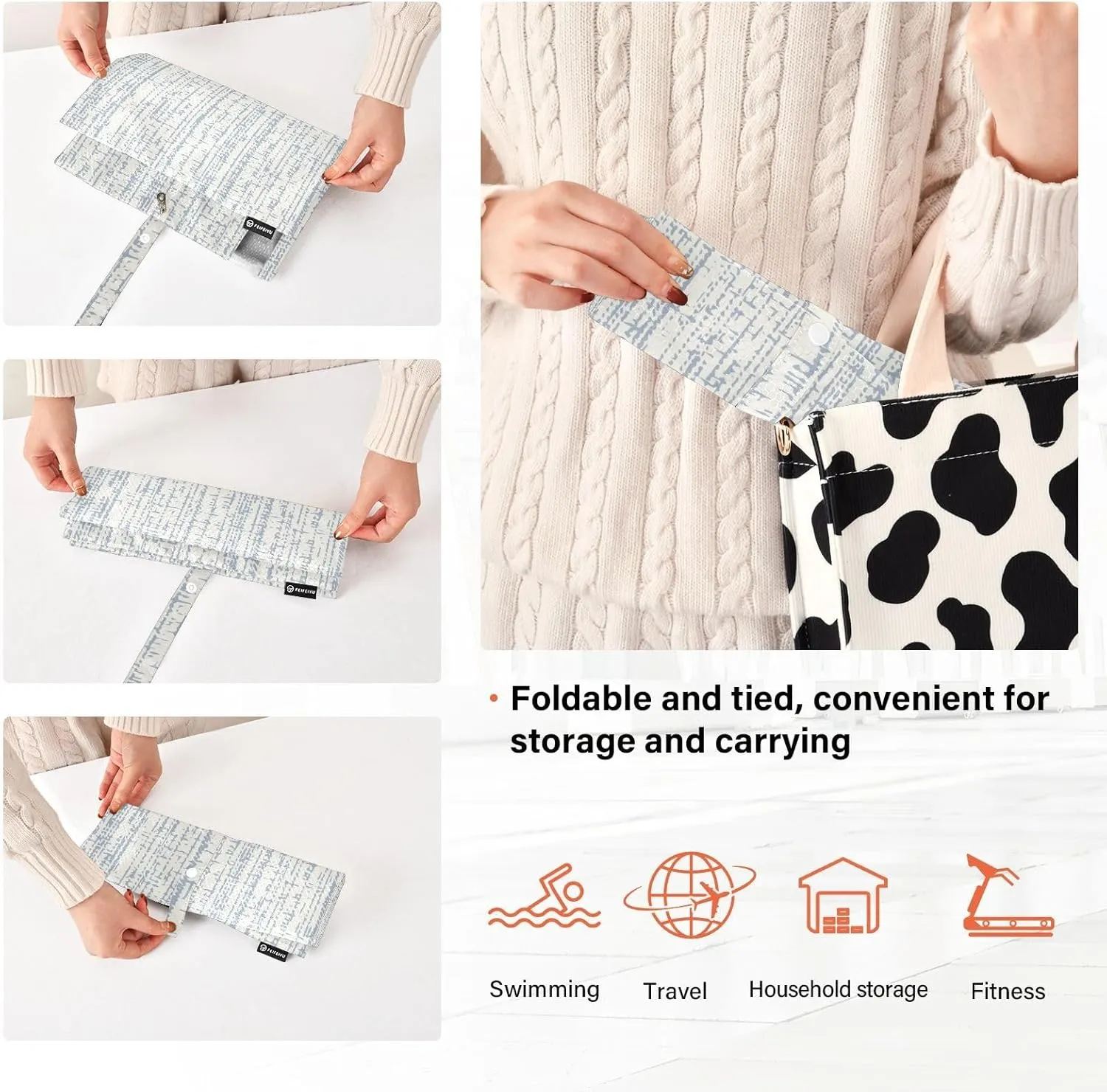 Garment Bag Closet Storage, Luggage Space Saver, Monochrome Stripes, Waterproof, 3 Set Travel Packing Cubes For Suitcases,Organizadores De Maletas Para