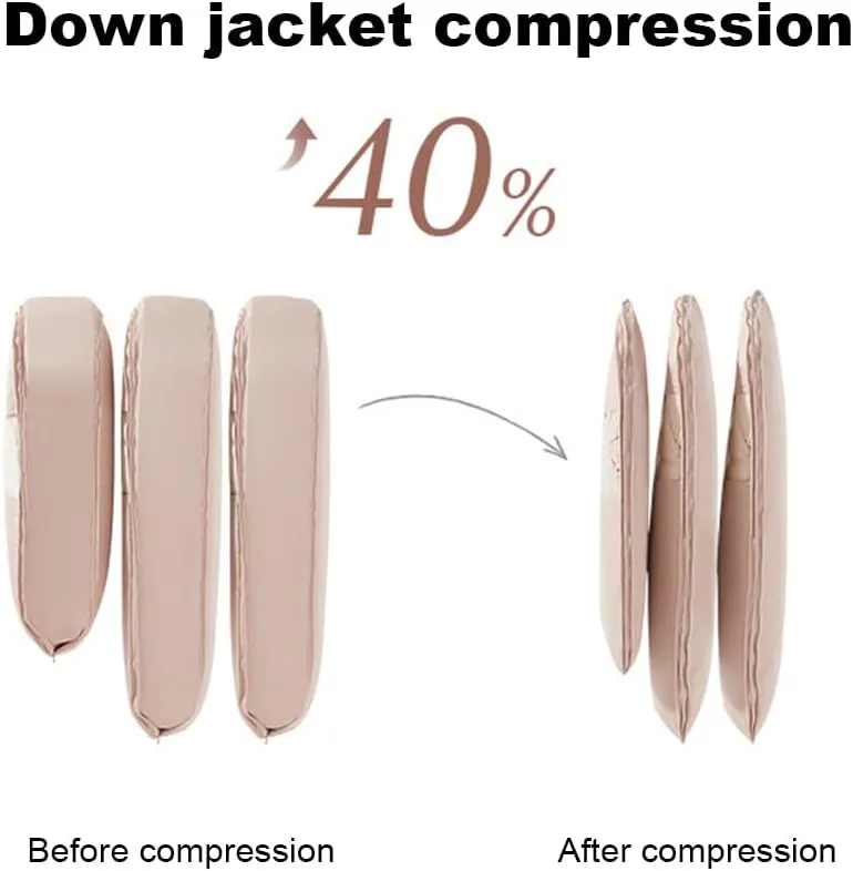Garment Bags for Hanging Clothes & Travel, Space Saving Hanging Garment Bag with Self Compression Zipper, Coat Hangers Suit Bags for Closet Storage
