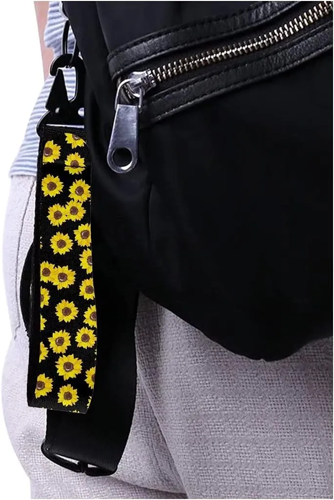 GIFTPUZZ Wristlet Keychain Lanyard Hand Wrist Lanyard Keychain Auto Accessories
