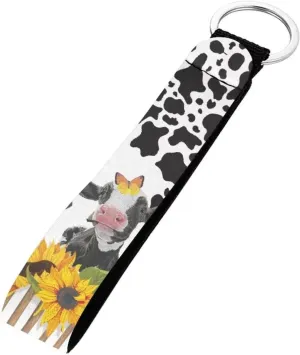 GIFTPUZZ Wristlet Keychain Lanyard Hand Wrist Lanyard Keychain Auto Accessories