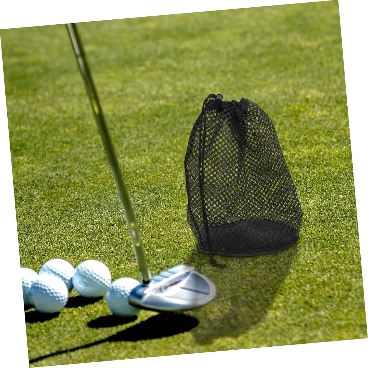 Golf Bag Golf Accessories Golf Bags Storage Ball Pack Black Nylon Mesh