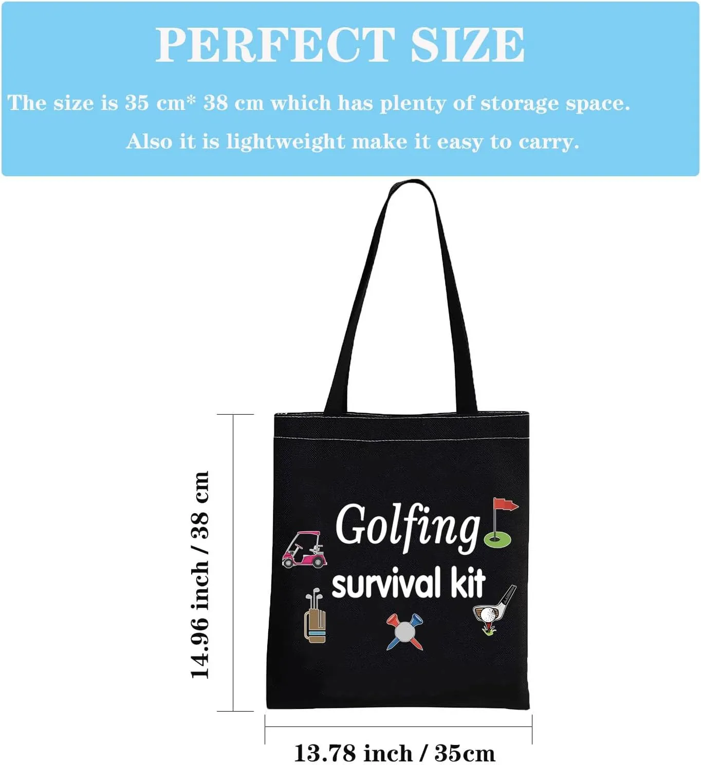 Golfing Survival Kit Makeup Bag Golfing Gift Golf Accessories Gift for Mom Golfer Humor