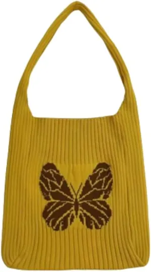 Goth Crochet Bag Gothic Beach Bag Y2k Butterfly Hobo Bag Grunge Accessories Alt Accessories Emo Stuff