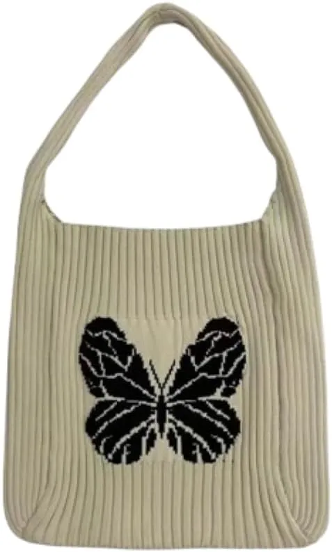 Goth Crochet Bag Gothic Beach Bag Y2k Butterfly Hobo Bag Grunge Accessories Alt Accessories Emo Stuff