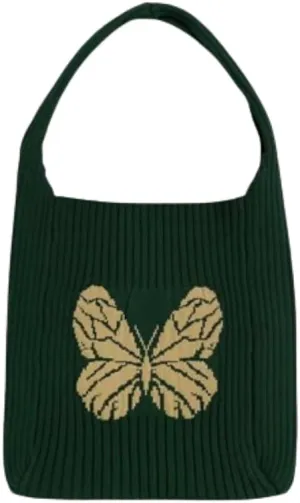 Goth Crochet Bag Gothic Beach Bag Y2k Butterfly Hobo Bag Grunge Accessories Alt Accessories Emo Stuff