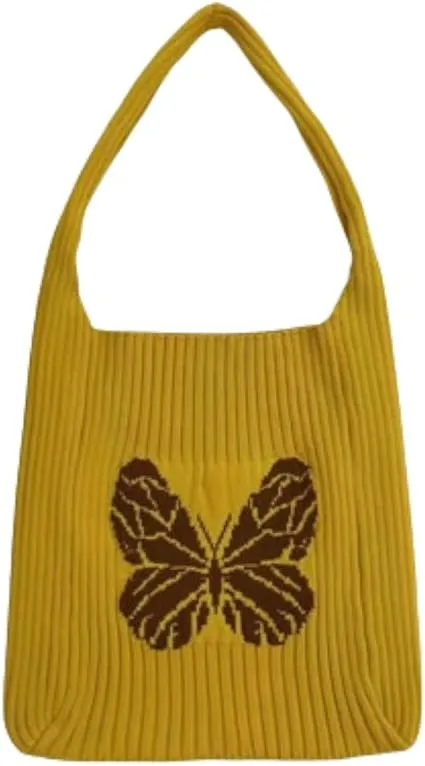 Goth Crochet Bag Gothic Beach Bag Y2k Butterfly Hobo Bag Grunge Accessories Alt Accessories Emo Stuff