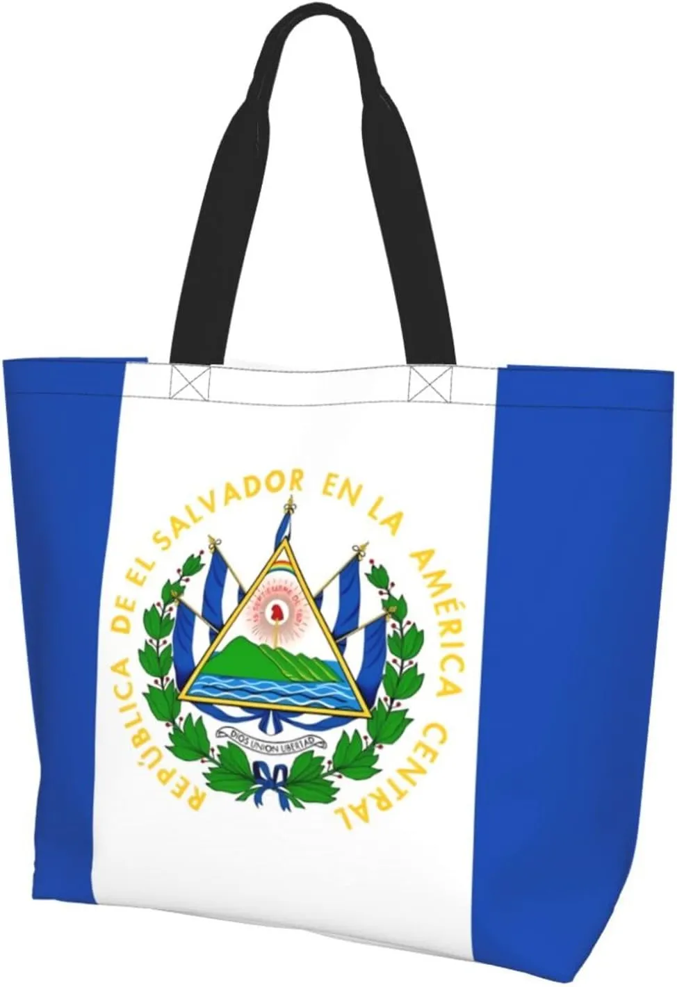 Guatemala El Salvador Flag Women's Tote Bag Large Capacity Single Shoulder Bags Handbag for Shopping Work