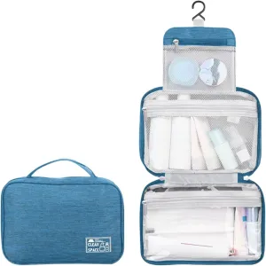 Hanging Travel Toiletry Bag,10" X 6.5" Makeup Bag Large,Portable Foldable Large Capacity Travel Bag for Toiletries,Waterproof Travel Cosmetic Bag,Travel Essentials