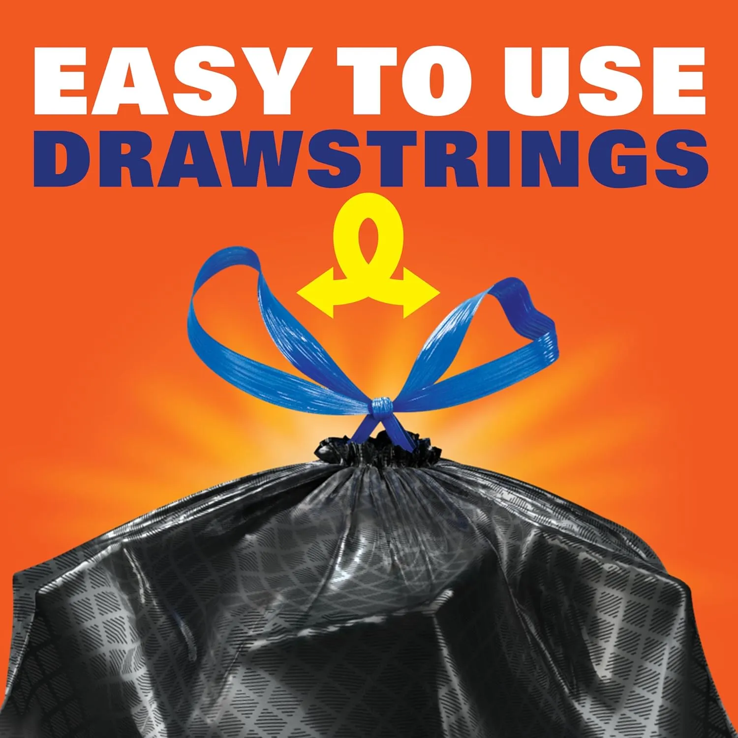 Hefty Ultra Strong 30 Gallon Trash Bags, Large Trash Bags 30 Gallon Size, Multipurpose, Break Resistant Drawstring Closure, Resists Leaks, Punctures, and Tears, Black, Fabuloso Scent, 34 Bags